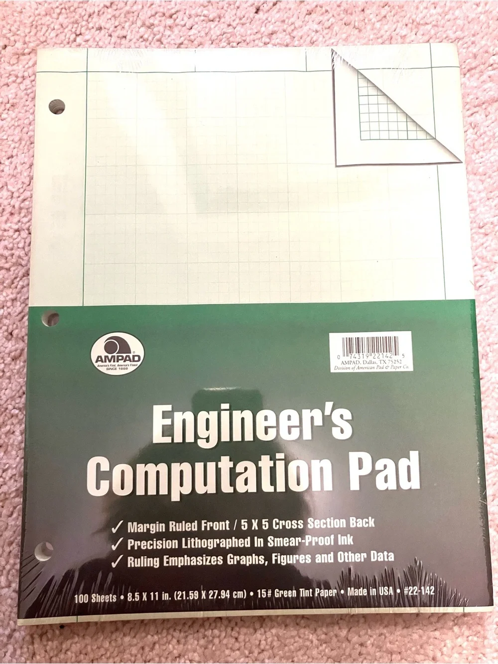 Lot of 3 Engineer’s Computation Pad 8-1/2